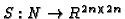 ${\Cal S}:\Bbb N\to\Bbb R^{2n\times 2n}$